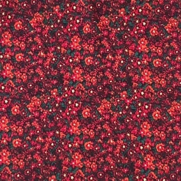 LuLaRoe Cassie Skirt Red Floral Small - Picture 2 of 2